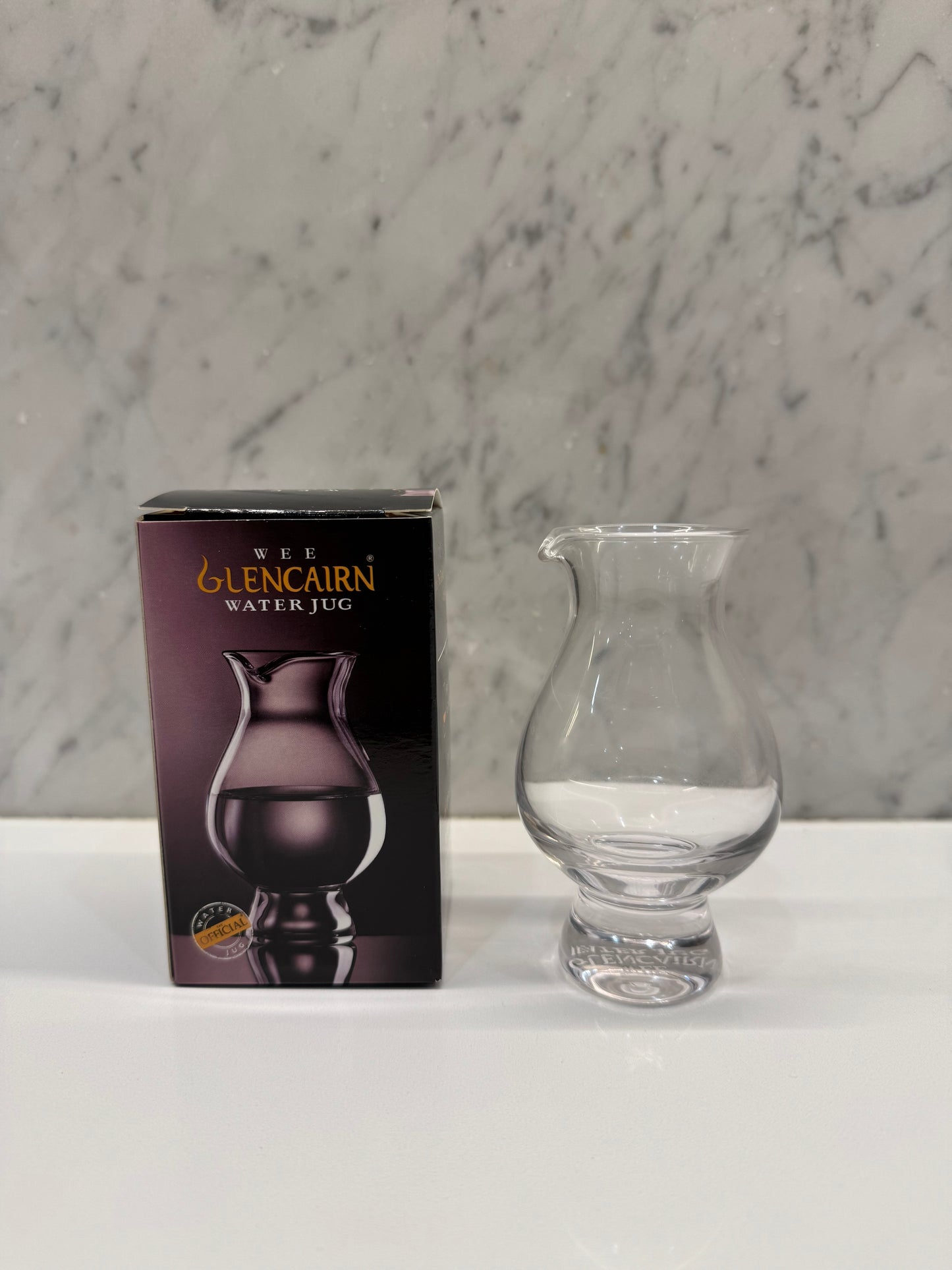 Glencairn Crystal Glass Wee Water Jug in Printed Gift Box - Cigar & Whisky Cellar