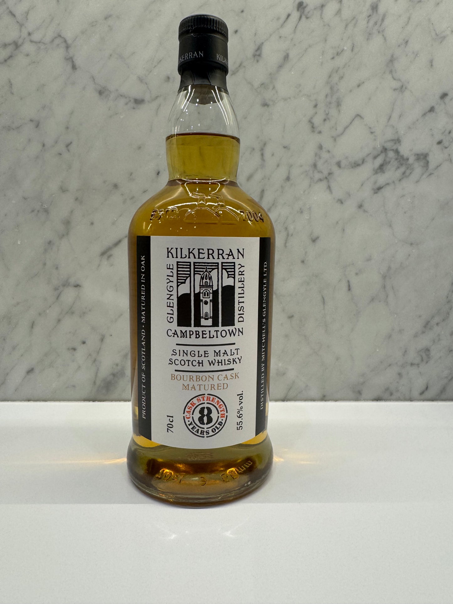 Glengyle Distillery Kilkerran 8 Year Old Cask Strength Bourbon Cask Matured Scotch Whisky 700ml 2025 - Cigar & Whisky Cellar