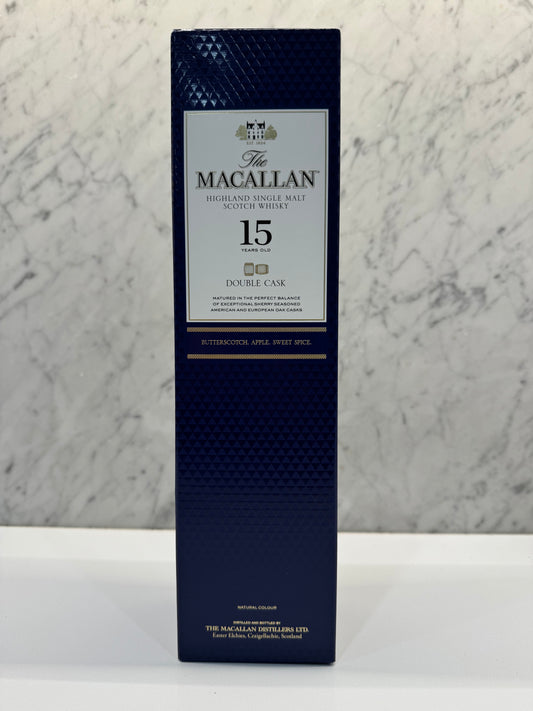 The Macallan 15 Year Old Double Cask Single Malt Scotch Whisky (700ml)ABV 43% - Cigar & Whisky Cellar