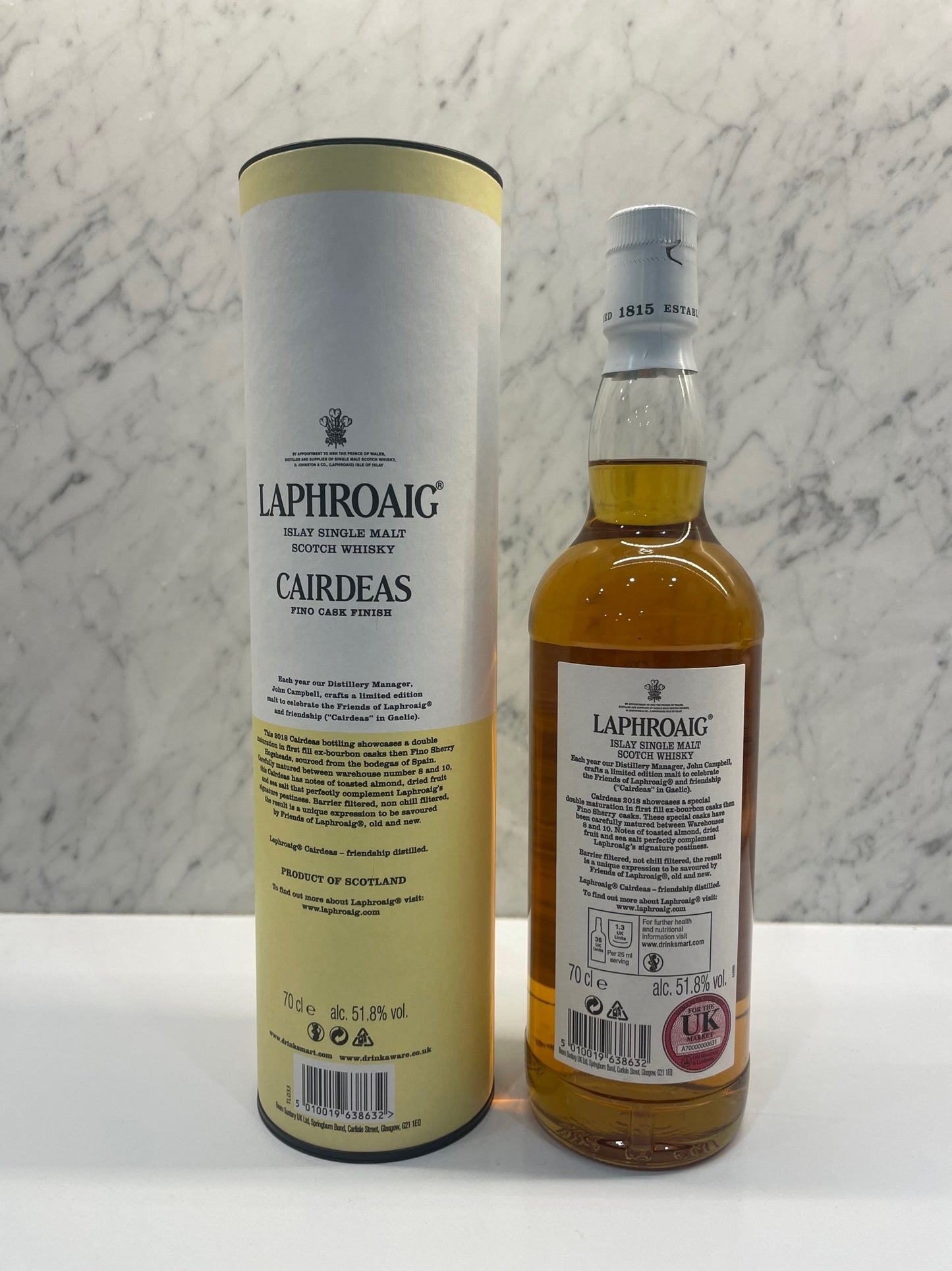 Laphroaig Cairdeas Fino Cask Finish - Fèis Ìle 2018 ABV 51.8% 700ML - Cigar & Whisky Cellar