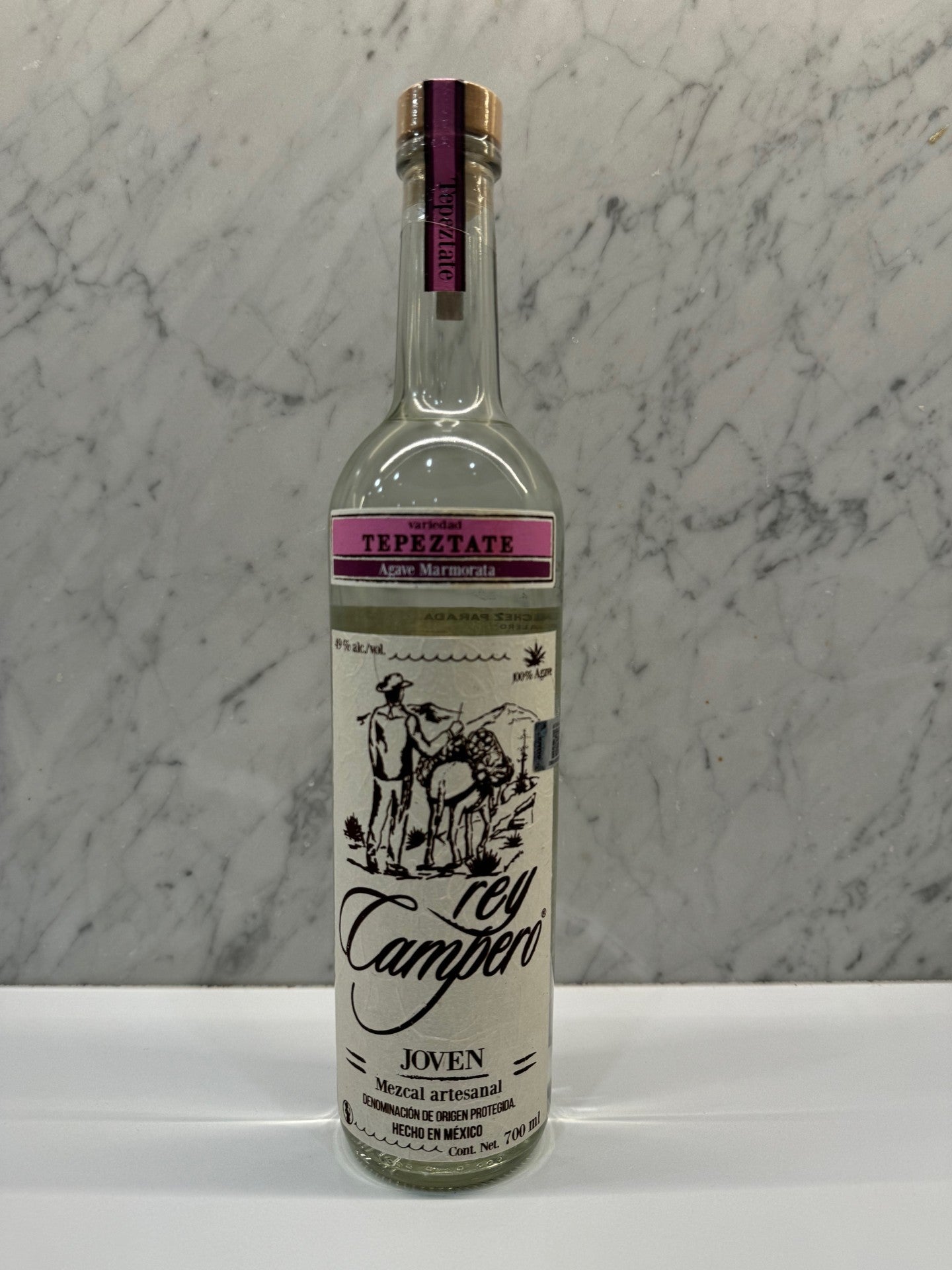 REY CAMPERO TEPEZTATE MEZCAL 700ML - Cigar & Whisky Cellar