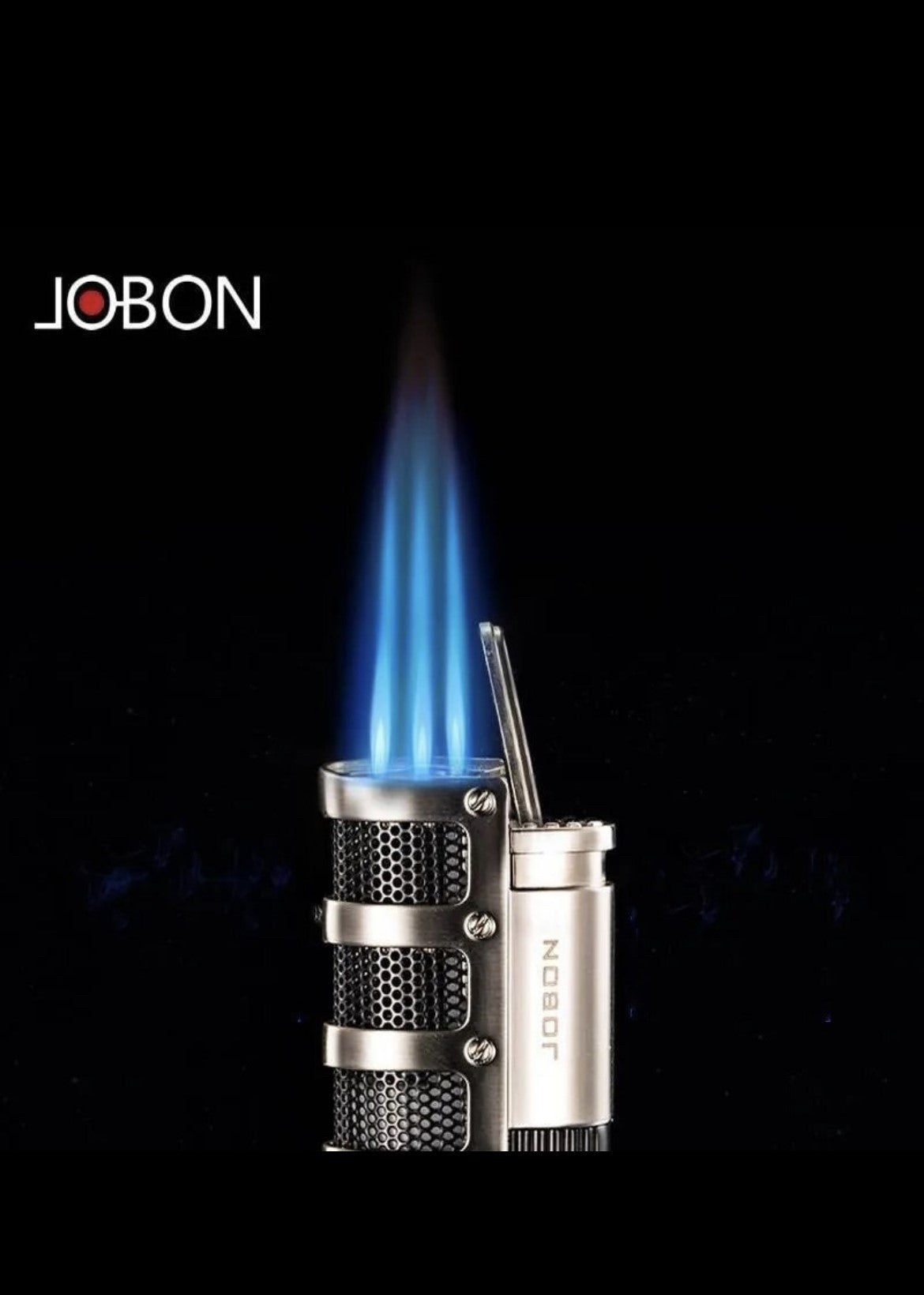 JOBON Metal Butane Gas Lighter - Cigar & Whisky Cellar
