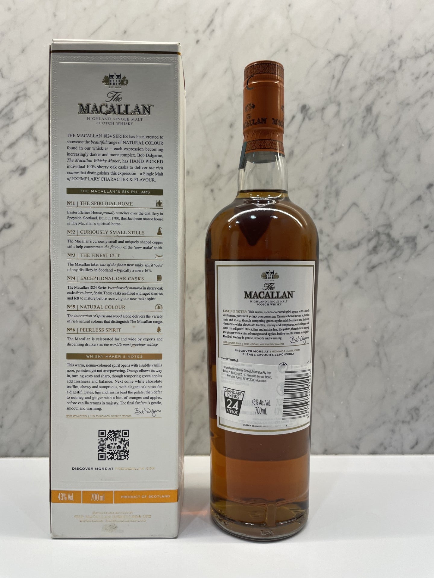 Macallan Sienna Single Malt Scotch Whisky ABV 43% 700ML - Cigar & Whisky Cellar