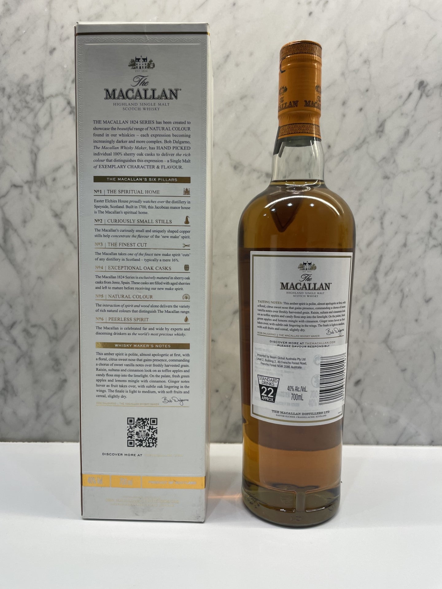 Macallan Amber Single Malt Scotch Whisky 700ML ABV 40% - Cigar & Whisky Cellar