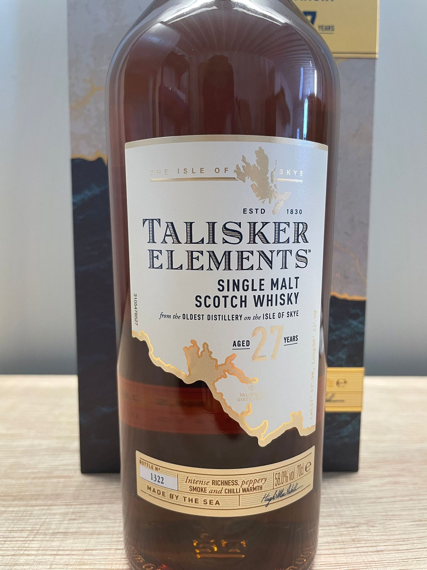 Talisker Elements 27 Year Old 700ML ABV 58% - Cigar & Whisky Cellar