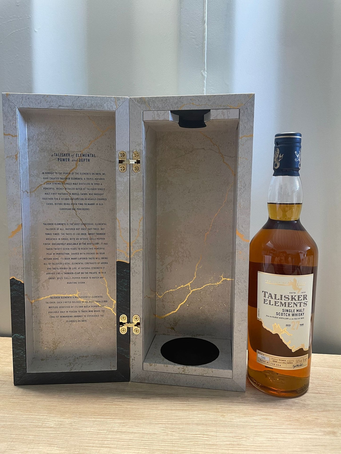 Talisker Elements 27 Year Old 700ML ABV 58% - Cigar & Whisky Cellar
