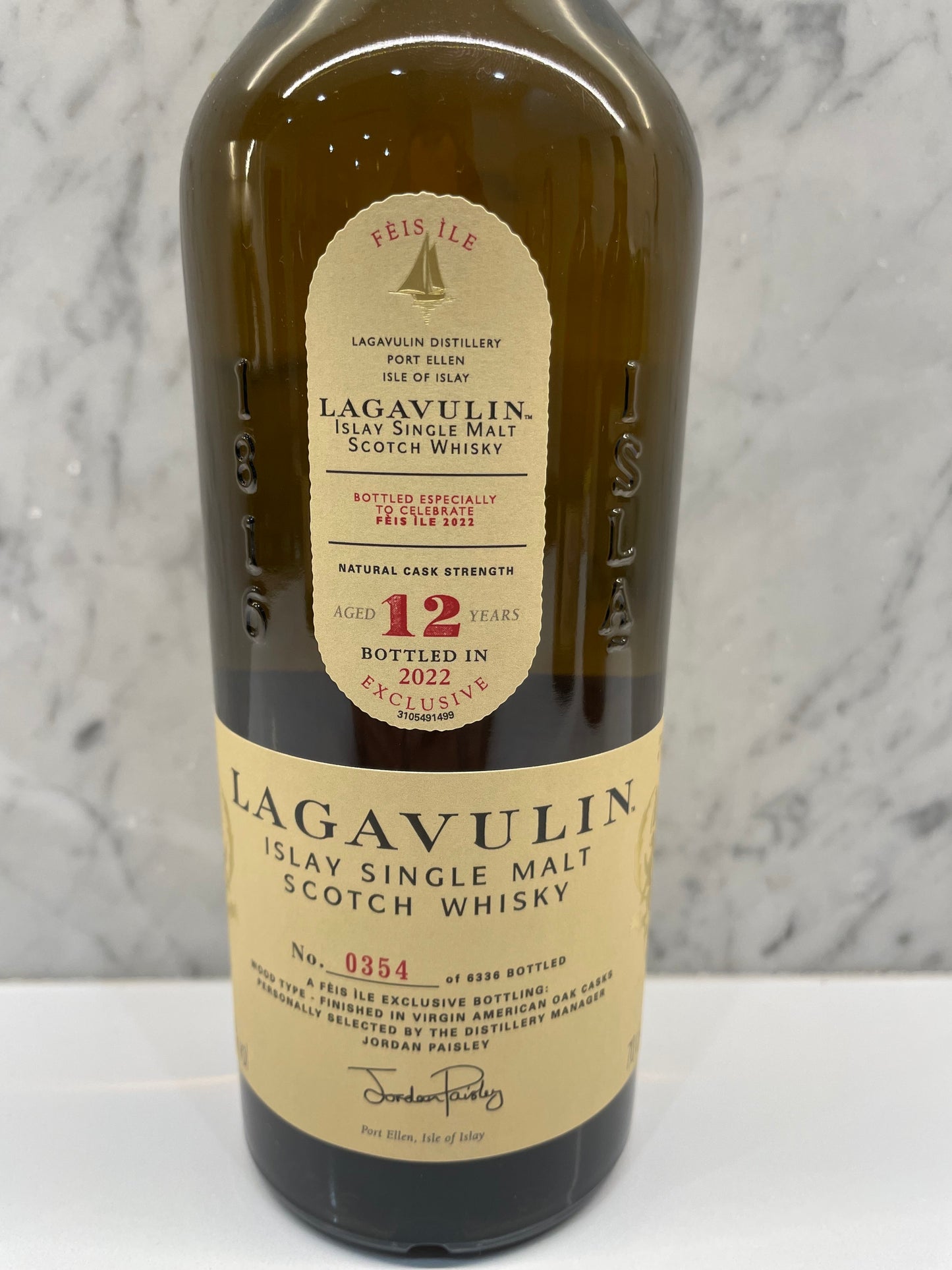 LAGAVULIN DISTILLERY 12 Year Old Feis Ile 2022 700ML ABV 57.7% BOTTLE 0354 - Cigar & Whisky Cellar
