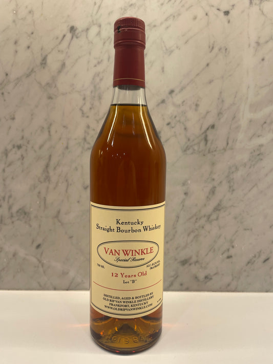 Van Winkle Special Reserve 12yo Lot "B" Kentucky Straight Bourbon whiskey 750ml ABV 45.2% Year 2020 - Cigar & Whisky Cellar