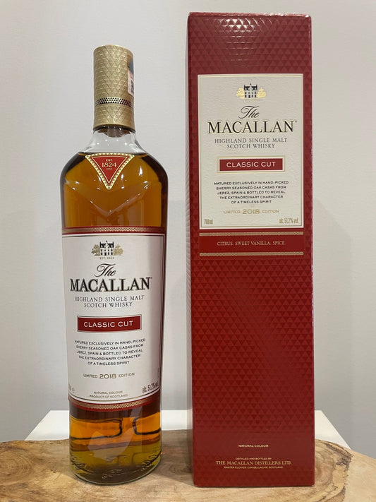 The Macallan Classic Cut 2018 Limited Edition 700ml ABV 51.2% - Cigar & Whisky Cellar