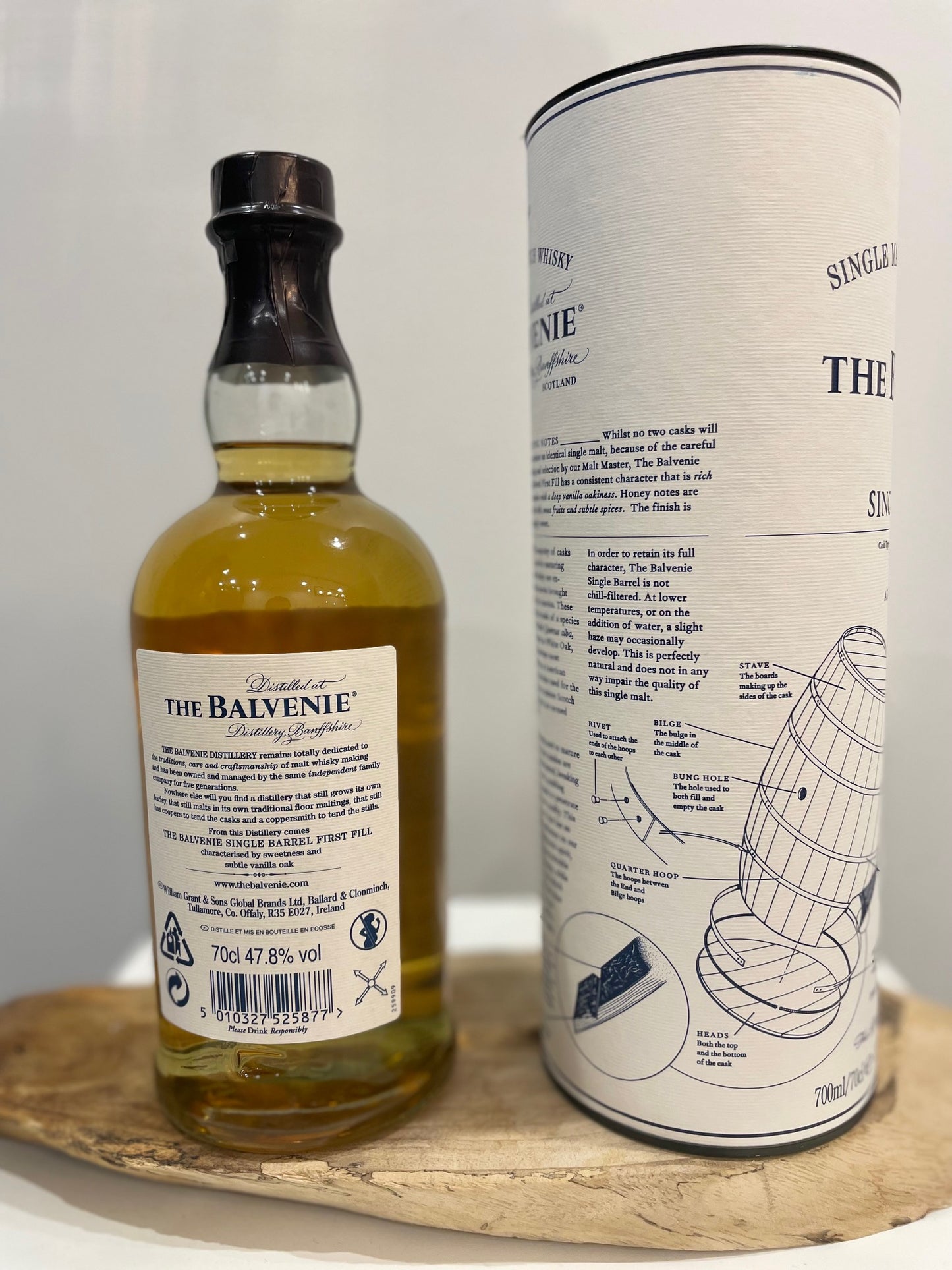 Balvenie 12 Year Old Single Barrel Scotch Whisky 700mL 47.8% - Cigar & Whisky Cellar