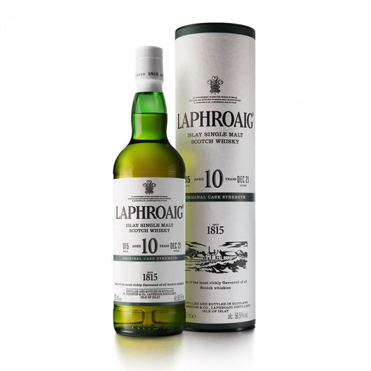 LAPHROIAG 10 YEAR OLD BATCH 15 2022 CASK STRENGTH ABV 56.5 700 ML - Cigar & Whisky Cellar