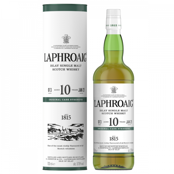 LAPHROAIG 10 YEAR OLD BATCH 13 2021 CASK STRENGTH 700ML ABV 57.9% - Cigar & Whisky Cellar
