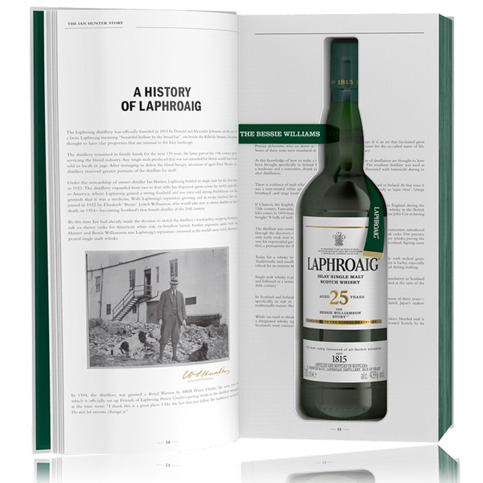 Laphroaig Bessie Williamson Story 25 Year Old Limited Edition Whisky 700ml - Cigar & Whisky Cellar