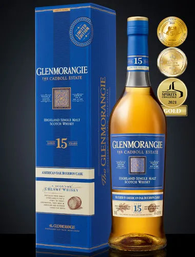 Glenmorangie The Cadboll Estate 15 Year Old Single Malt Scotch Whisky (700ml) ABV 43%- Batch 2 - Cigar & Whisky Cellar