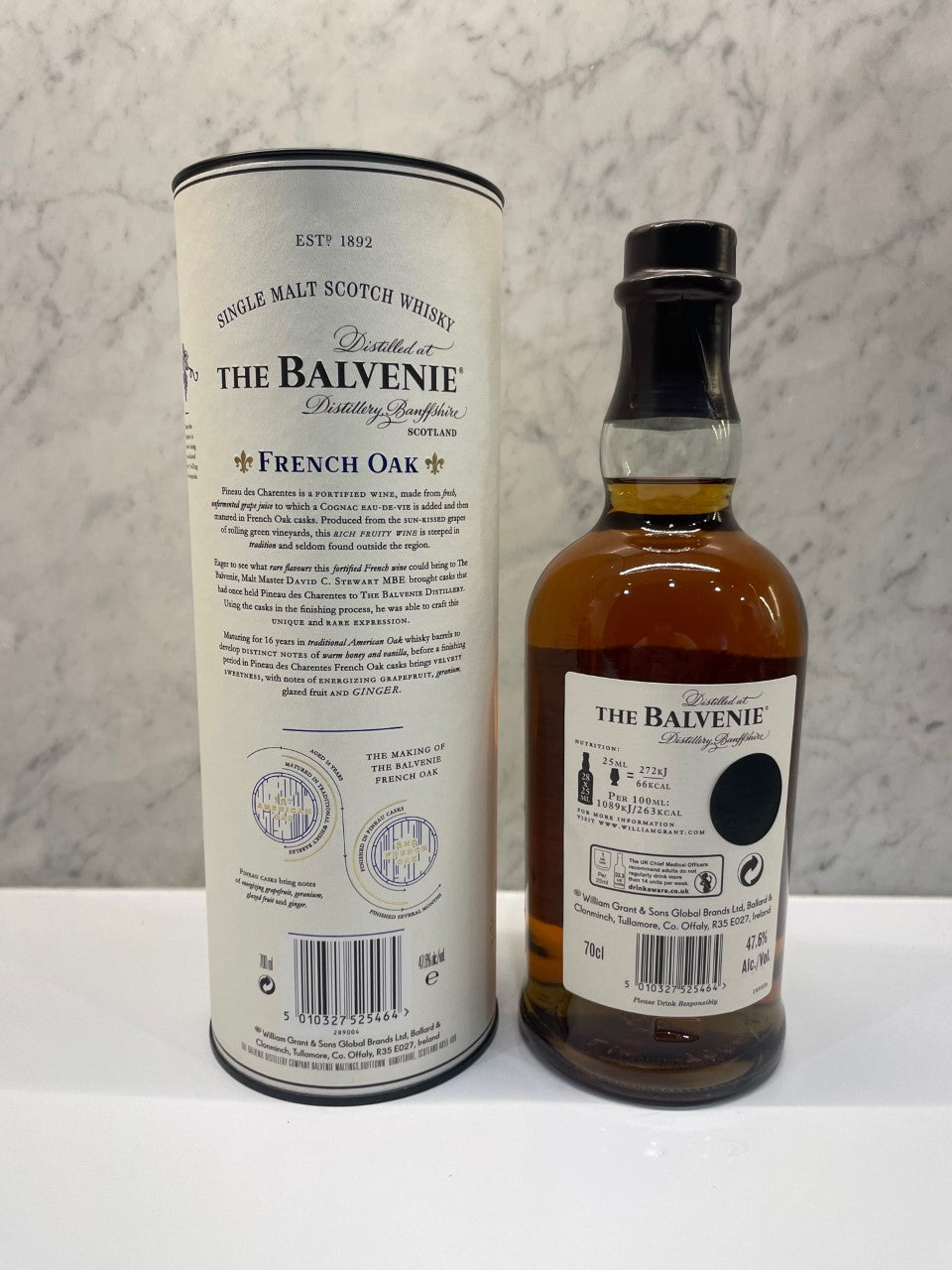 Balvenie 16 Year Old - French Oak Pineau Cask 700ML ABV 47.6% - Cigar & Whisky Cellar