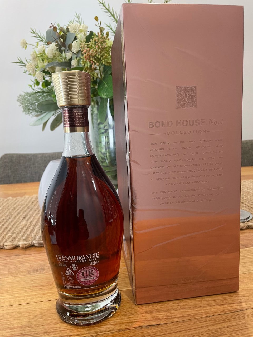 Glenmorangie Grand Vintage Malt 1991 (bottled 2018) - Bond House No.1 700ML ABV 43% - Cigar & Whisky Cellar