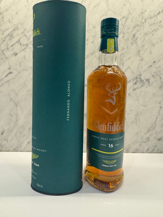 Glenfiddich 16 Year Old Aston Martin F1 Limited Edition Single Malt Scotch Whisky 700mL - Cigar & Whisky Cellar
