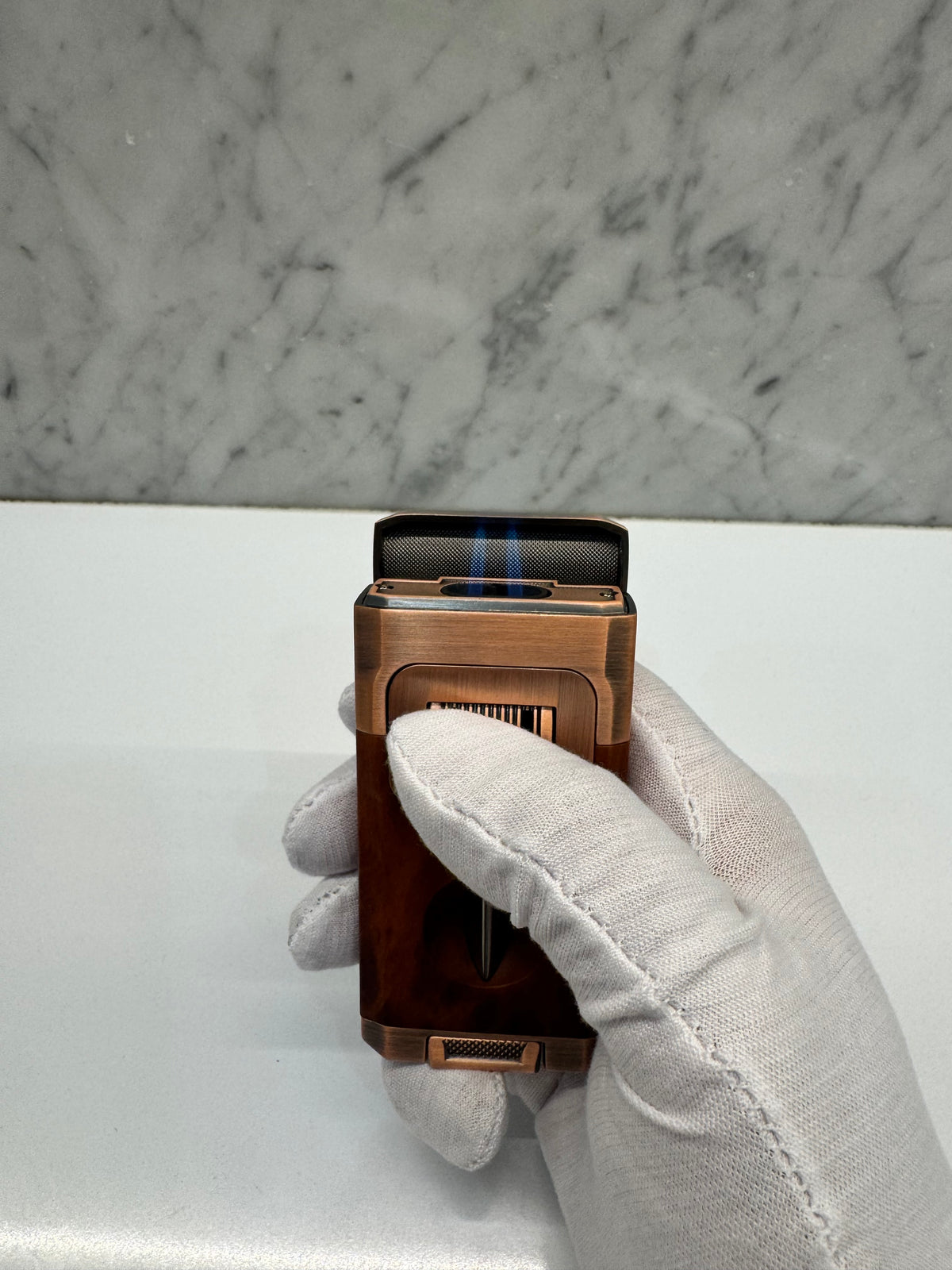 Duel Jet Cigar Lighter With Cigar Cutter - Cigar & Whisky Cellar