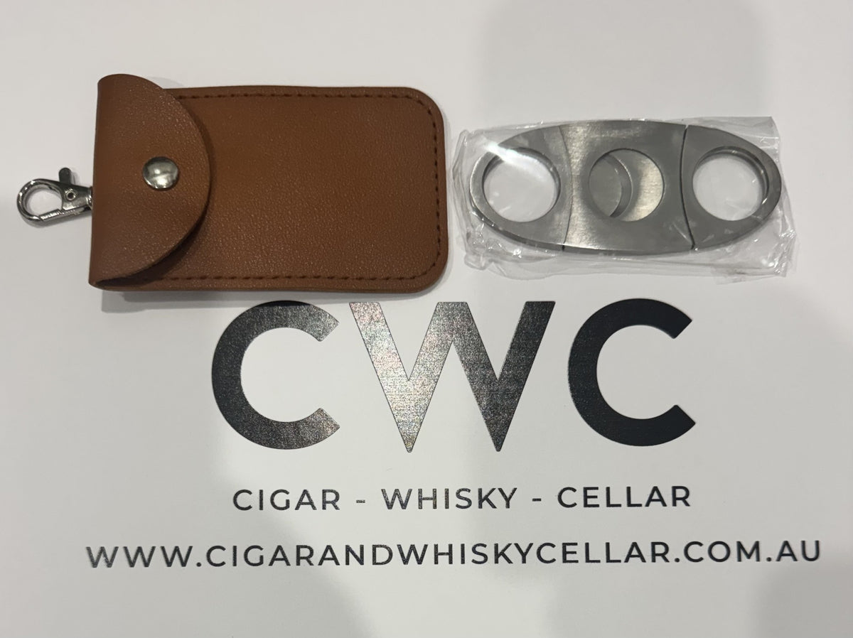 Standard Cigar Cutter with Protective Pouch