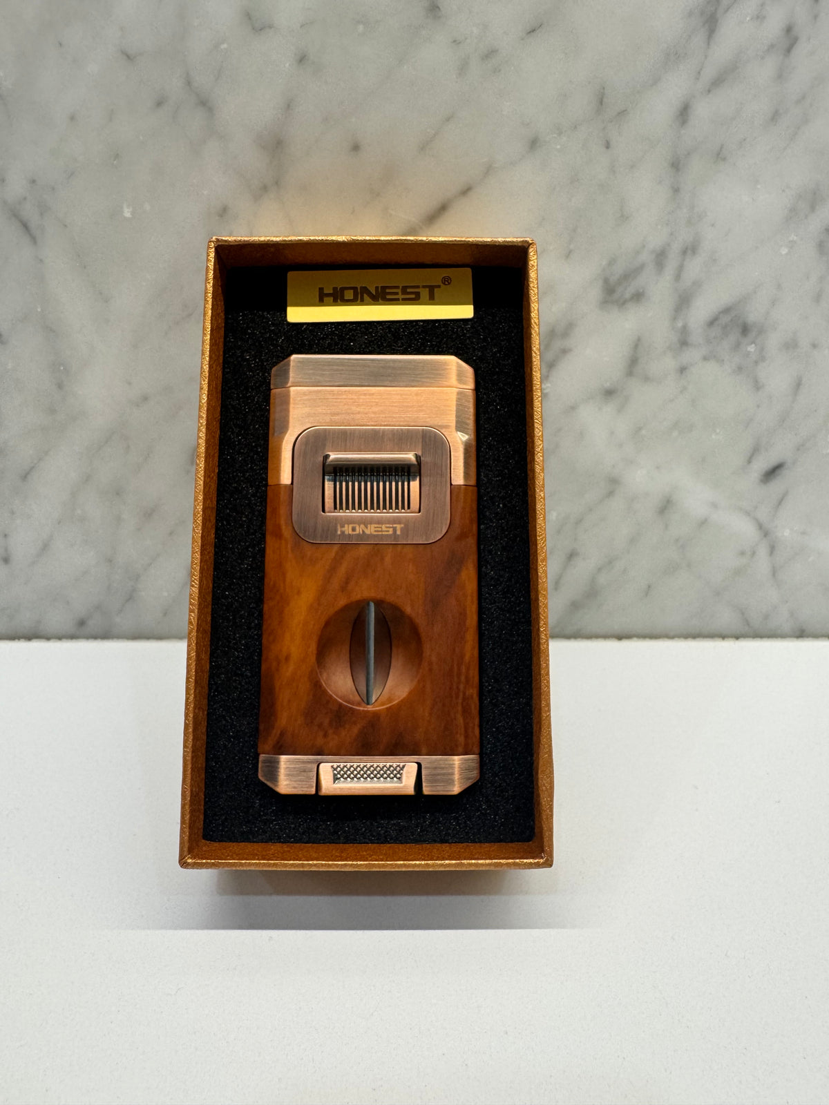 Duel Jet Cigar Lighter With Cigar Cutter - Cigar & Whisky Cellar
