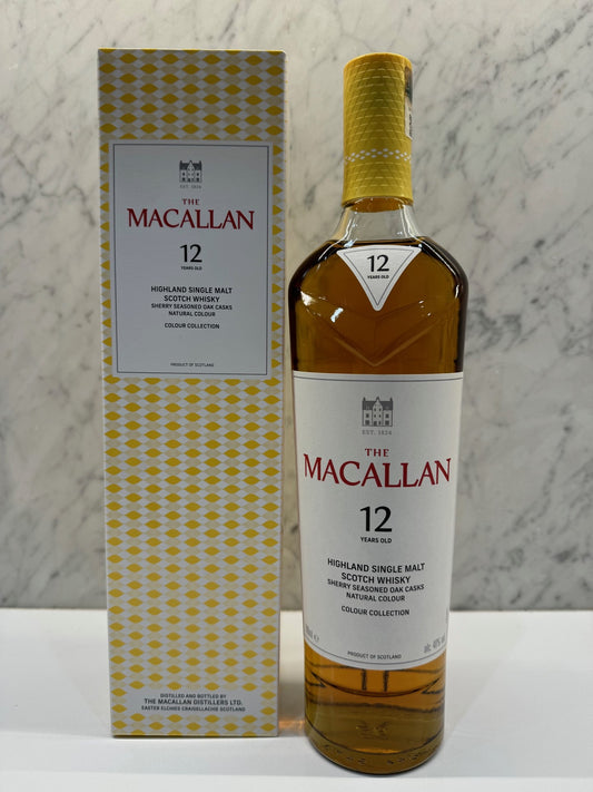 The Macallan 12 Year Old Colour Collection Single Malt Scotch Whisky 700mL - Cigar & Whisky Cellar