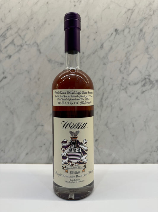 Willett Family Estate bottled Single Barrel bourbon 11 Year Old (Barrel no 3052) ABV 67.5% - Cigar & Whisky Cellar