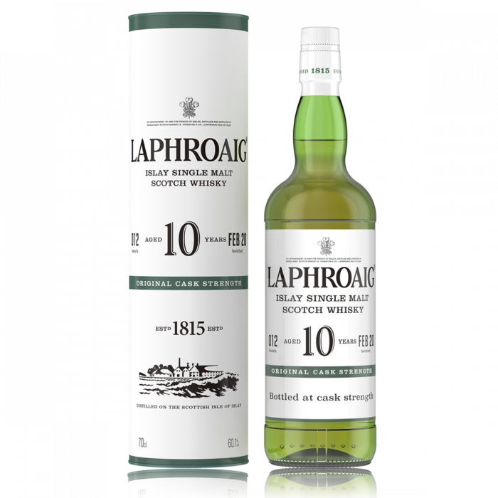 LAPHROAIG 10 YEAR OLD BATCH 12 2020 CASK STRENGTH 700ML ABV 60.1% - Cigar & Whisky Cellar