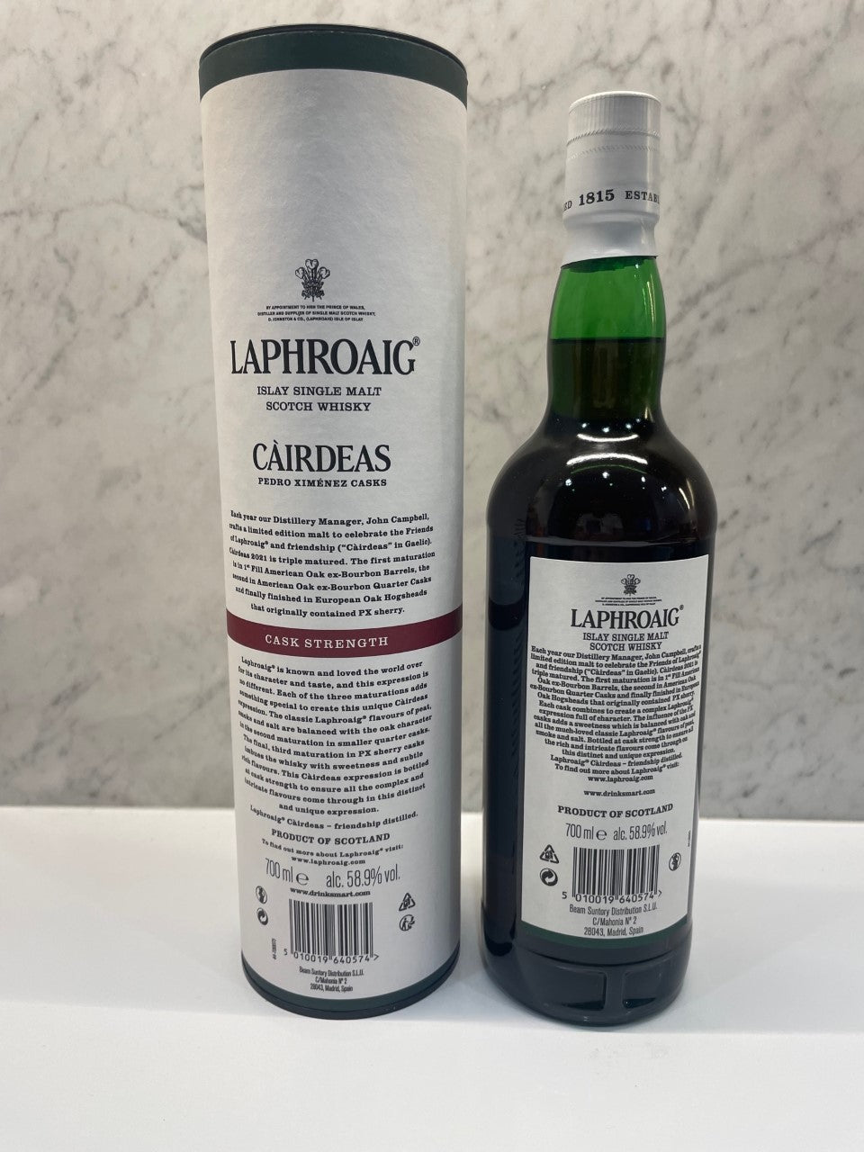CÀIRDEAS 2021 PEDRO XIMENEZ CASKS 700ML ABV 58.9% - Cigar & Whisky Cellar