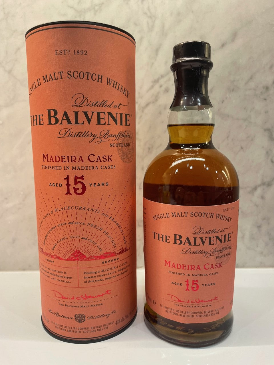 Balvenie 15 Year Old - Madeira Cask 700ML ABV 43%